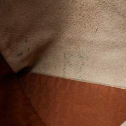 Pre Owned Furla Multicolor Snakeskin Embossed and Leather Stripe Musa Tote