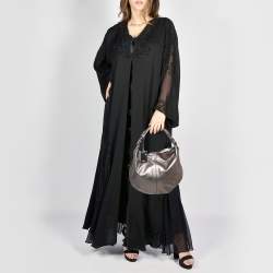 Pre Owned Furla Metallic Leather Hobo