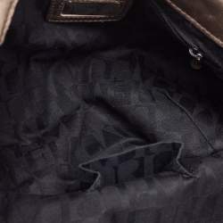 Pre Owned Furla Metallic Leather Hobo
