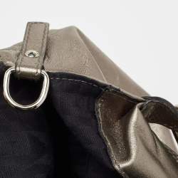 Pre Owned Furla Metallic Leather Hobo