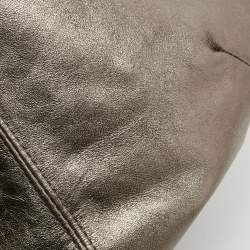 Pre Owned Furla Metallic Leather Hobo