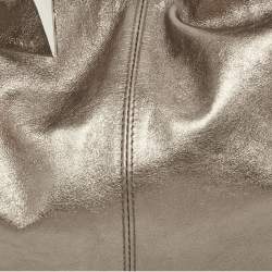 Pre Owned Furla Metallic Leather Hobo