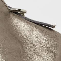 Pre Owned Furla Metallic Leather Hobo
