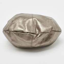 Pre Owned Furla Metallic Leather Hobo