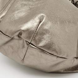 Pre Owned Furla Metallic Leather Hobo