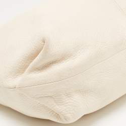 Furla White Leather Elisabeth Hobo