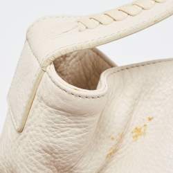 Furla White Leather Elisabeth Hobo