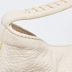 Furla White Leather Elisabeth Hobo