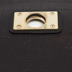 مملوكة مسبقًا Furla Black/Blue Leather Flap Shoulder Bag