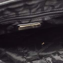 مملوكة مسبقًا Furla Black/Blue Leather Flap Shoulder Bag