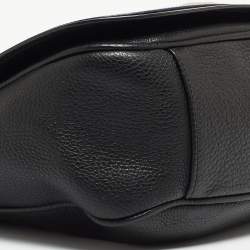 مملوكة مسبقًا Furla Black/Blue Leather Flap Shoulder Bag