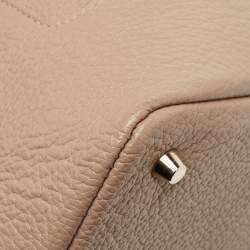 Pre Owned Furla Beige Leather Top Zip Tote