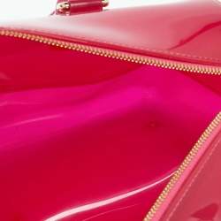 Pre Owned Furla Pink Rubber Candy Satchel