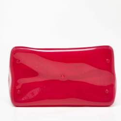 Pre Owned Furla Pink Rubber Candy Satchel