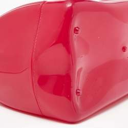 Pre Owned Furla Pink Rubber Candy Satchel