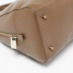 Pre Owned Furla Brown Leather Dolly Satchel