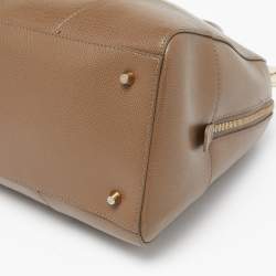 Pre Owned Furla Brown Leather Dolly Satchel