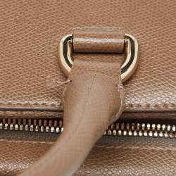 Pre Owned Furla Brown Leather Dolly Satchel