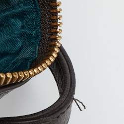 Pre Owned Furla Brown Leather Zip Satchel