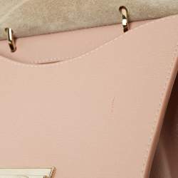 Furla Pink Leather Julia Top Handle Bag