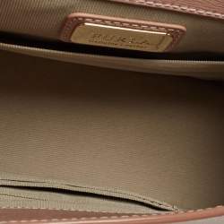 Furla Pink Leather Julia Top Handle Bag