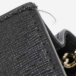 Pre Owned Furla Black Leather Mini Metropolis Crossbody Bag