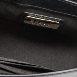 Pre Owned Furla Black Leather Mini Metropolis Crossbody Bag