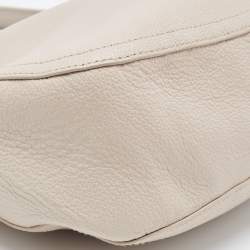 Pre Owned Furla Grey Leather Hobo