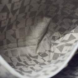 Pre Owned Furla Olive Green Croc Embossed Leather Flap Hobo