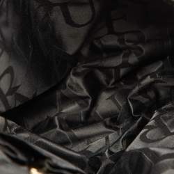 Furla Black/Pink Leather Cortina Top Handle Bag