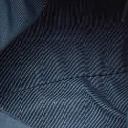 Pre Owned Furla Blue Leather Piper Dome Satchel