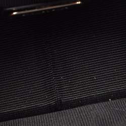 Pre Owned Furla Black Leather Mini Metropolis Chain Crossbody Bag