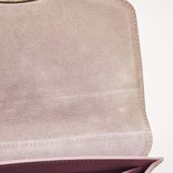 Pre Owned Furla Lilac Leather Metropolis Shoulder Bag