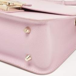 Pre Owned Furla Lilac Leather Metropolis Shoulder Bag