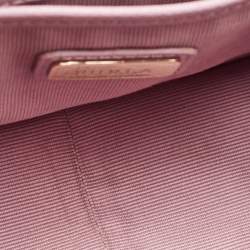 Pre Owned Furla Lilac Leather Metropolis Shoulder Bag