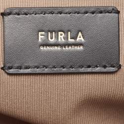 Pre Owned Furla Brown Leather Lavinia Medium Tote
