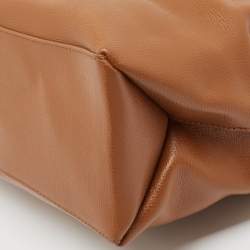 Pre Owned Furla Brown Leather Lavinia Medium Tote