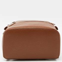 Furla Brown Leather Mini Backpack 