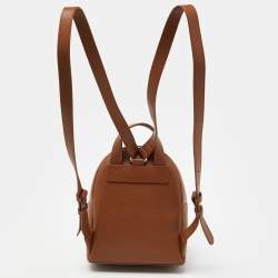 Furla Brown Leather Mini Backpack 