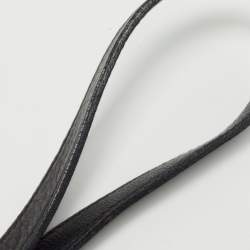 Pre Owned Furla Black Leather Piper Dome Satchel