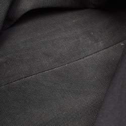 Pre Owned Furla Black Leather Piper Dome Satchel