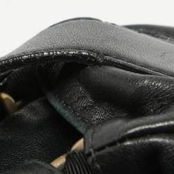 Furla Black Leather Chain Detail Hobo