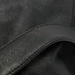 Furla Black Leather Chain Detail Hobo