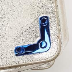 Pre Owned Furla Silver Leather Diana Shoulder Bag