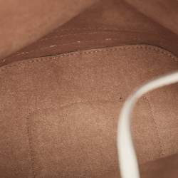 Pre Owned Furla Multicolor Leather and Jute Bucket Bag