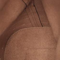 Pre Owned Furla Multicolor Leather and Jute Bucket Bag