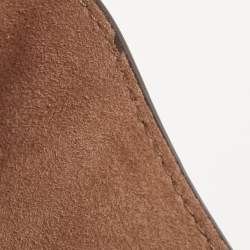 Pre Owned Furla Multicolor Leather and Jute Bucket Bag