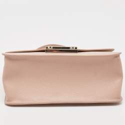 Furla Light Pink Leather Julia Top Handle Bag