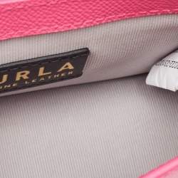 Furla Pink Leather Micro Venere Top Handle Bag