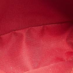 Pre Owned Furla Red Leather Lilli Camera Crossbody Bag